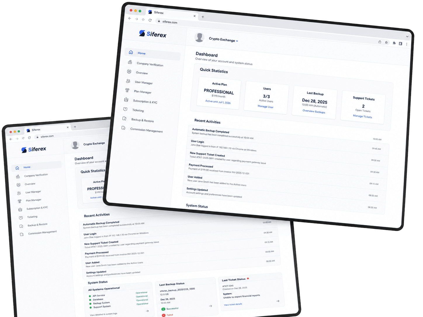 CUSTOMER PANEL